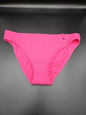 Lise Charmel Pink Bikini Bottoms S NWT Ring Detail French Designer Swimwear